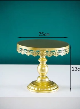 金色甜品台摆件展示架套装欧式创意蛋糕点心架自助餐冷餐茶歇摆台