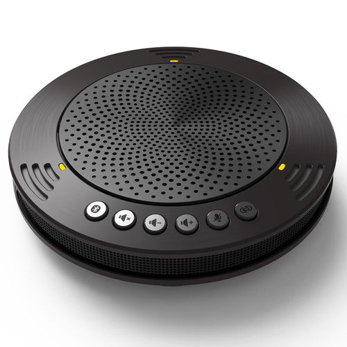 好会通(Meeteasy)Mvoice 1010-B视频会议全向麦克风(适合30㎡以下小型会议室 4米拾音 蓝牙USB两用) - 图1