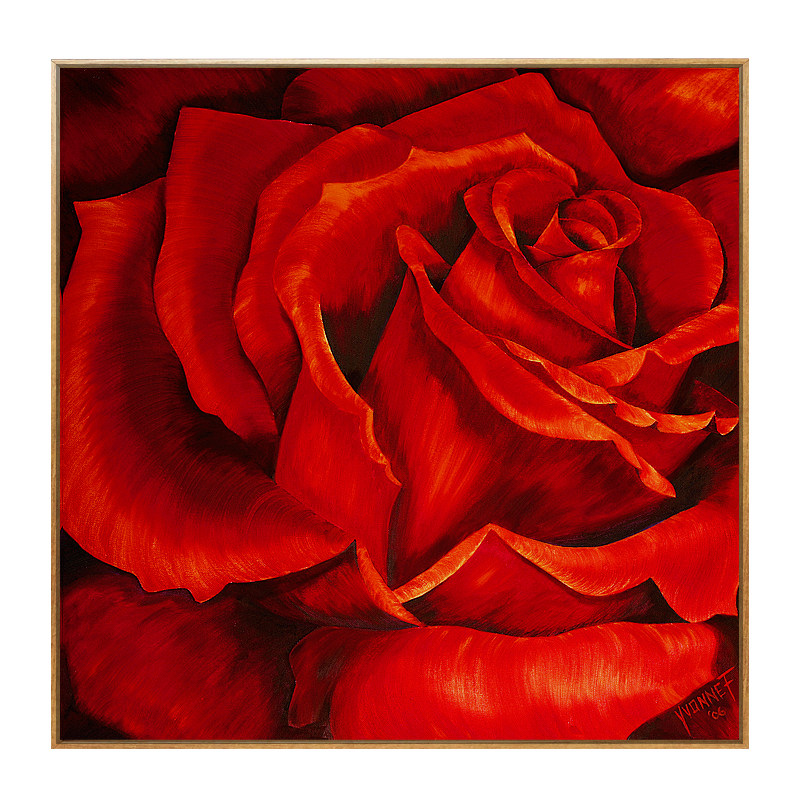 红色玫瑰花客厅沙发背景墙高级感装饰画餐厅壁画主卧卧室床头挂画,淘宝优惠券,粉丝福利购,淘宝优惠卷