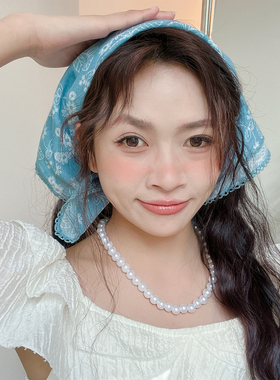 日系春夏季女士小方巾