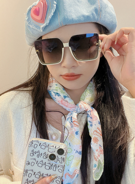 防晒眼镜方形时尚男女同款