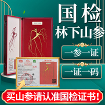 (National Examination Lin Downhill Ginseng) Changbai Mountain Northeast ginseng Mountain ginseng Ginseng Ginseng for a 22 High Year