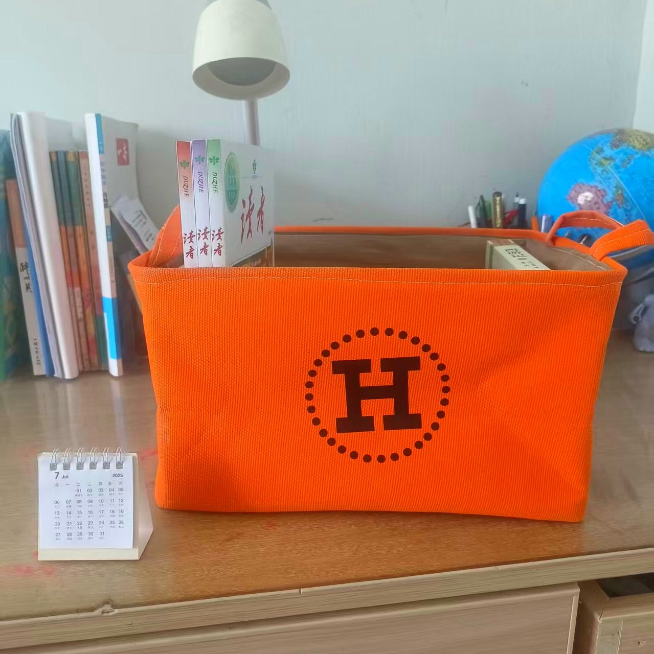 橙色零碎杂物储物盒整理箱收纳筐收纳盒大容量收纳筐家庭收纳用具,淘宝优惠券,粉丝福利购,淘宝优惠卷