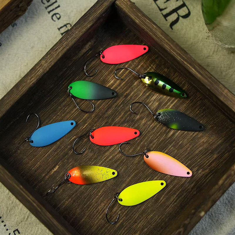 微物纯铜金属勺型瓜子亮片假饵 3cm2g浅水溪流翘嘴马口鳟鱼路亚饵,淘宝优惠券,粉丝福利购,淘宝优惠卷