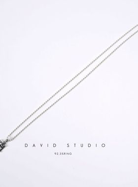 davidstudio925纯银做旧吊坠