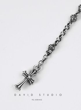 新款davidstudio925花圆珠吊坠