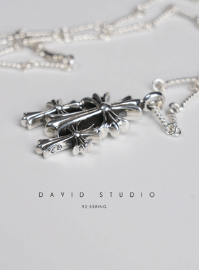 davidS925纯银S925纯银竹节链