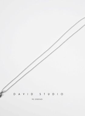 davidstudio925纯银情侣吊坠