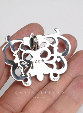 david925情侣纯银做旧复古