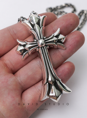 davidstudio925新潮十字架吊坠