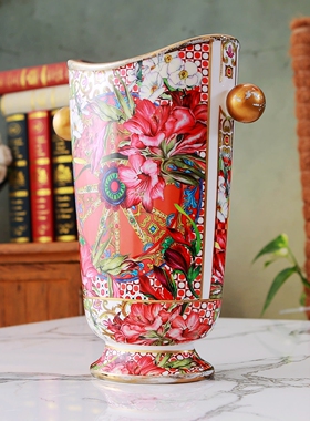 欧式宫廷工艺陶瓷花器花瓶