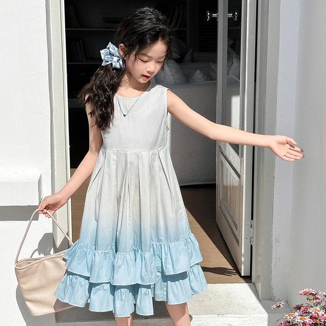 Sleeveless vest cotton dress Sleeveless vest cotton dress