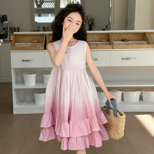 Sleeveless vest cotton dress Sleeveless vest cotton dress