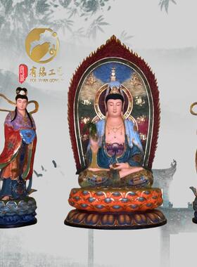 寺院树脂玻璃钢可定做制观音菩萨
