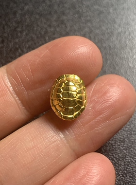 18k金富甲天下转运珠diy配件