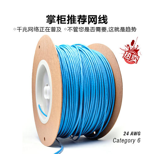 原装康普AMP安普六类网线1427071-6家用千兆无氧铜宽带网络线零卖 - 图2