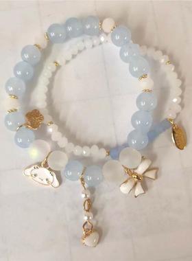 2022 Korean New Hot Sale Bracelets Cartoon Charms Girls Love