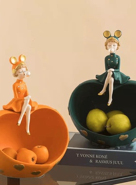 入户门轻奢置物架玄关钥匙收纳摆件客厅装饰托盘收纳盒门口进门