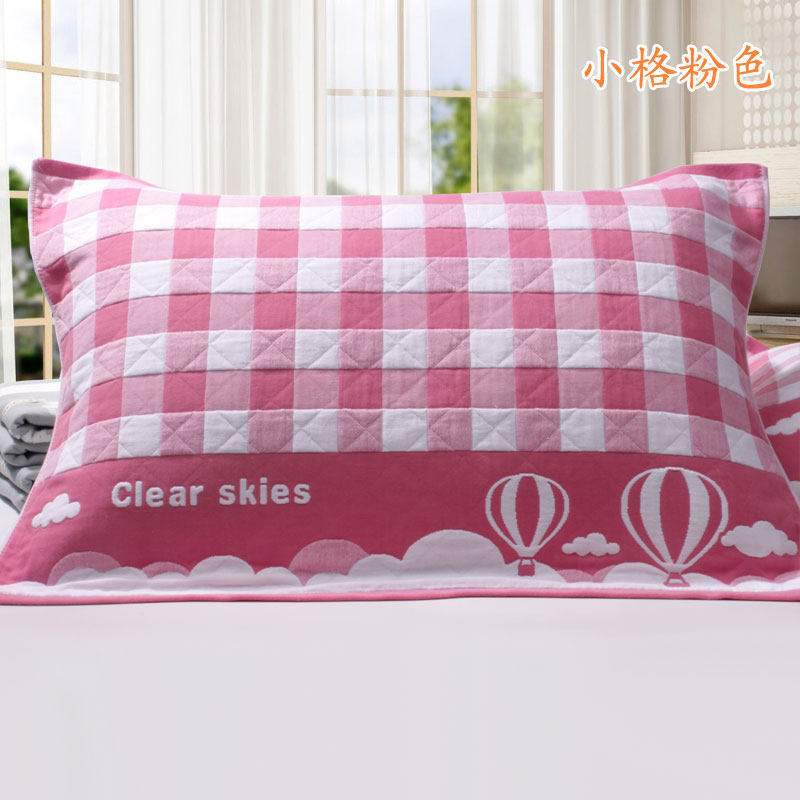 加大加厚成人绑带绳防掉固定纯棉枕巾一对装清爽款不掉色不掉毛,淘宝优惠券,粉丝福利购,淘宝优惠卷