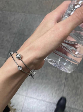 韩国清冷系小众35cm 项链&手链两用款 时尚百搭清透设计