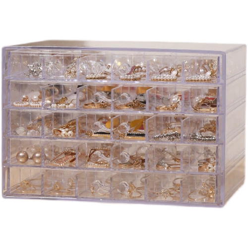 Коробочка для хранения, вместительная и большая коробка для хранения, брендовые серьги, высококлассный изысканный стенд