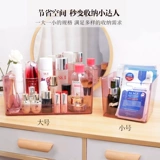 Настольная косметическая коробка для хранения, маска для лица, туалетный столик, пластиковая помада для ухода за кожей