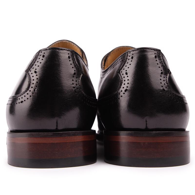 海外代购Simon Carter专柜2023热销男式黑色商务休闲皮鞋经典简约 - 图1