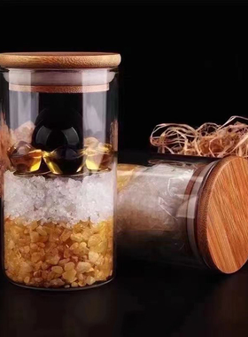 玻璃祝福中式厕所摆件