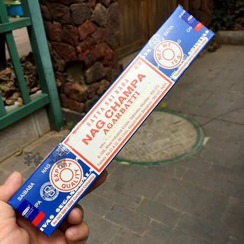 NAG CHAMPA SATYA印度香家用室内赛巴巴黄花香金香木生活香净化香 - 图1