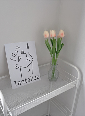 ins风仿真郁金香装饰假花摆件