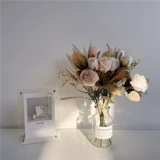 In ins ind wind simulation rose bouquet blockom blossom fake flower set camellia desktop town creative swing swing