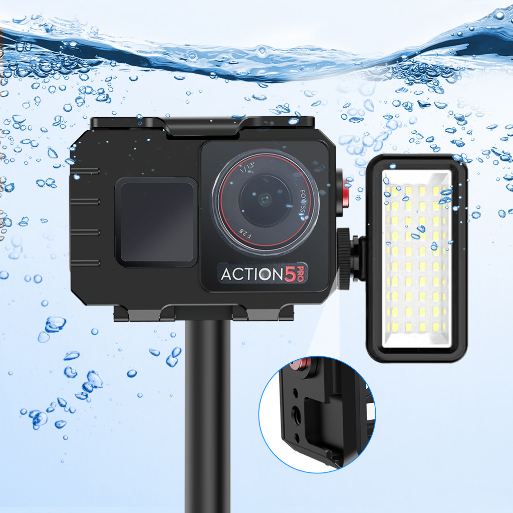 飞超 适用大疆Action5Pro潜水壳DJI Action4/3深潜80米快装防水壳,淘宝优惠券,粉丝福利购,淘宝优惠卷