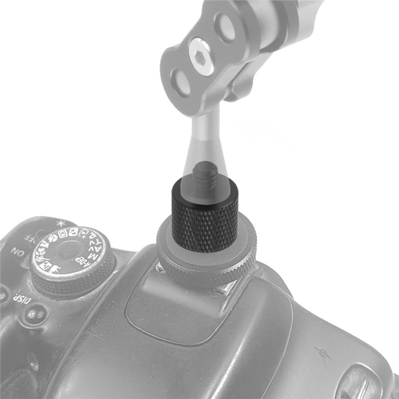 飞超 相机1/4转1/4转接螺丝m6/8/10转1/4三脚架3/8螺母螺丝转换头 - 图1