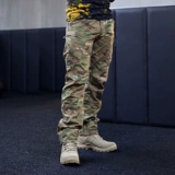Модные тактические дорожные штаны, свободный прямой крой, облегающий крой