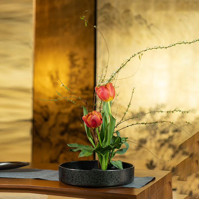 Jianshan flower arranging utensils Chinese style simple ceramics