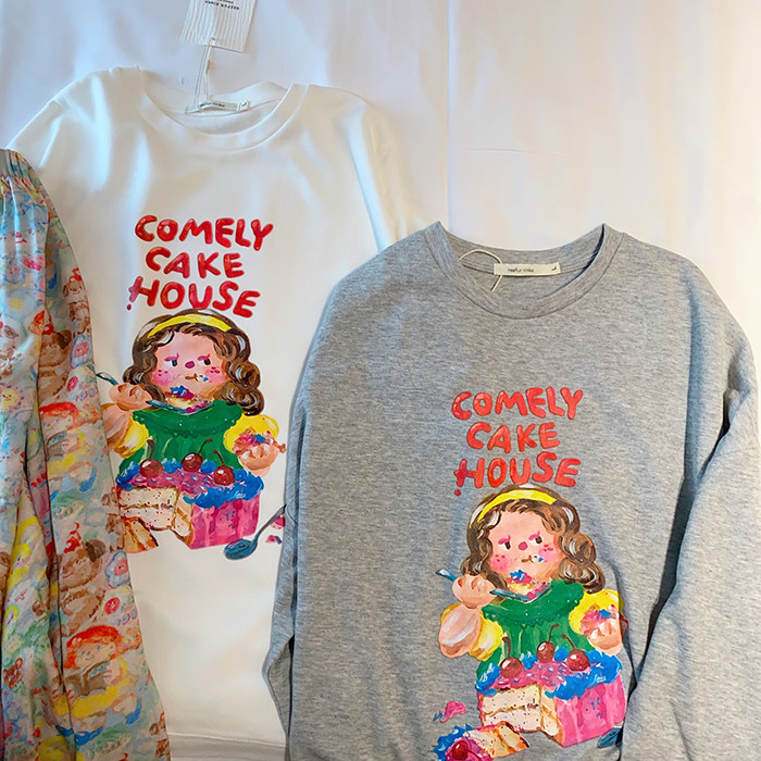 韩版卡通睡衣女长袖春秋冬加厚纯棉甜美可爱休闲可外穿圆领家居服,淘宝优惠券,粉丝福利购,淘宝优惠卷