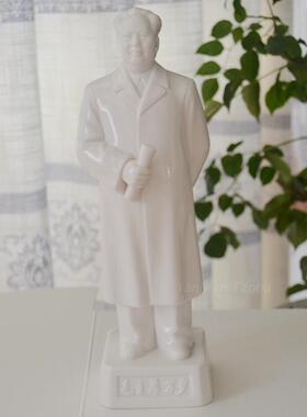 毛主席摆件挥手佛像德化白瓷