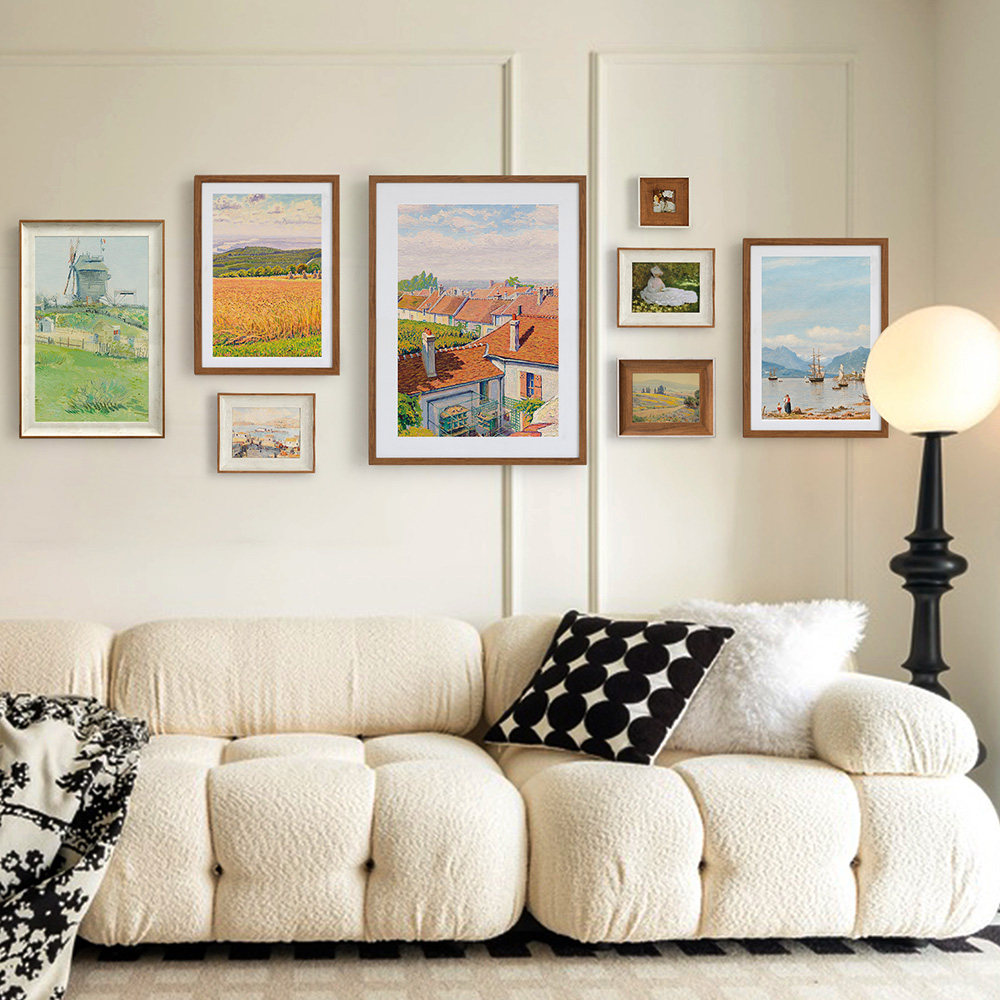 斯柏达少女心事北欧田园风景组合小清新挂画客饭厅卧室床头壁画,淘宝优惠券,粉丝福利购,淘宝优惠卷