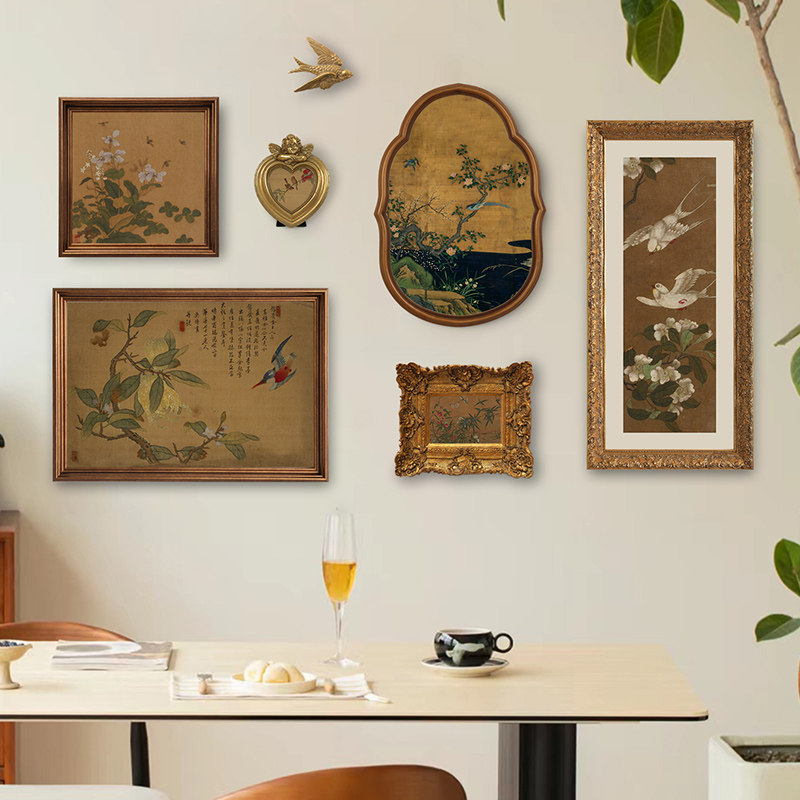 《溪山春》宋代美学中古风墙面壁画卧室客厅沙发背景墙多联装饰画,淘宝优惠券,粉丝福利购,淘宝优惠卷