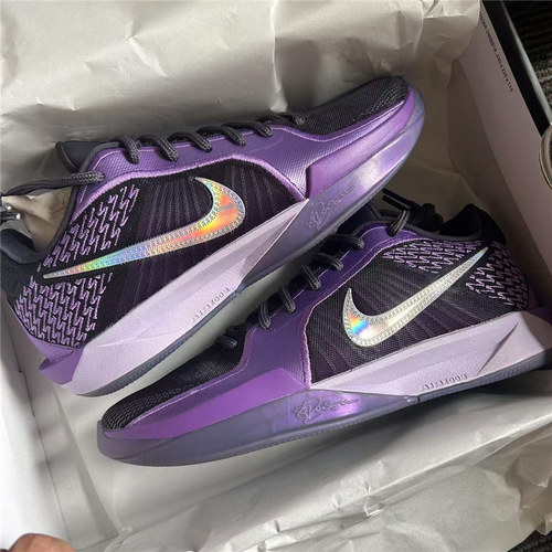 现货 耐克Nike Sabrina EP科比紫金白银耐磨低帮篮球鞋FZ1517-500 - 图2