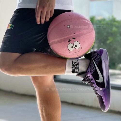 现货 耐克Nike Sabrina EP科比紫金白银耐磨低帮篮球鞋FZ1517-500 - 图1