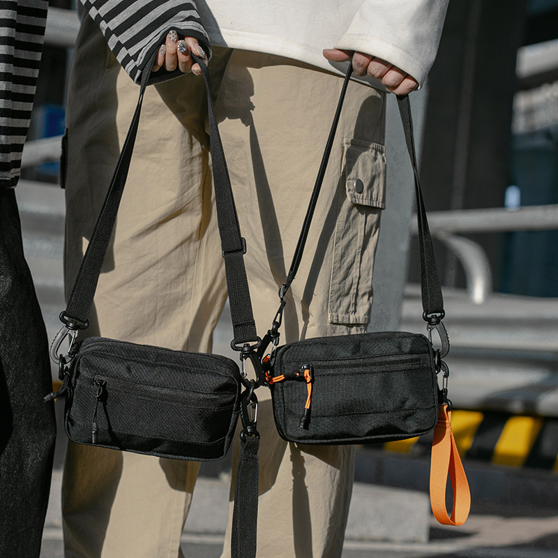 考度拉弹道尼龙手拿斜挎小方包手机收纳轻便卡片相机背包单肩包男,淘宝优惠券,粉丝福利购,淘宝优惠卷