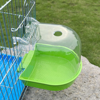 Bather Myna Black Phoenix Peony Budgie Supplies Toy Bird Bath Box Transparent ອ່າງອາບນ້ໍາຂະຫນາດໃຫຍ່