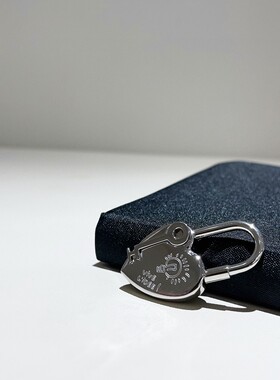 中古飞马河马金银爱心包包挂锁
