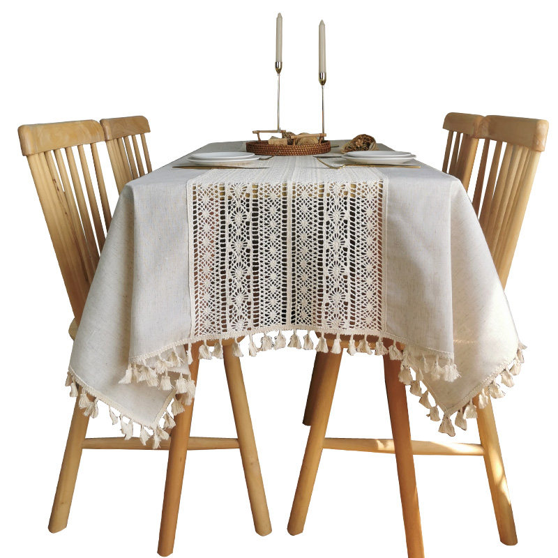 法式奶油复古棉麻蕾丝桌布布艺复古茶几阳台餐边桌盖巾民宿定做,淘宝优惠券,粉丝福利购,淘宝优惠卷