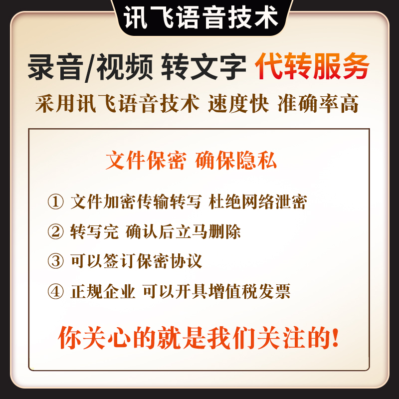 录音视频语音转文字文案逐字稿网课会议直播链接B站讯飞听见代转-图3