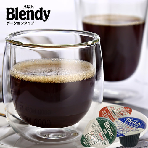 日本进口AGF blendy浓缩咖啡液冰美式胶囊速溶冷萃黑咖啡学生可可 - 图0