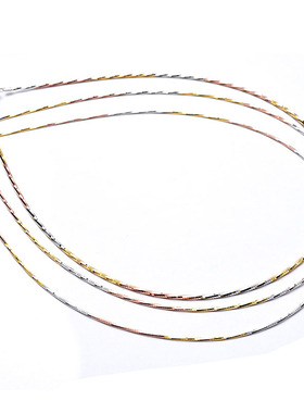 e麦儿s925银彩银项圈女百搭吊坠