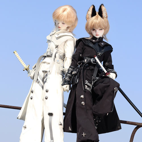 【二贩单点尾款】一只虞原创娃衣BJD普四大四ID75传教者娃衣现货 - 图2