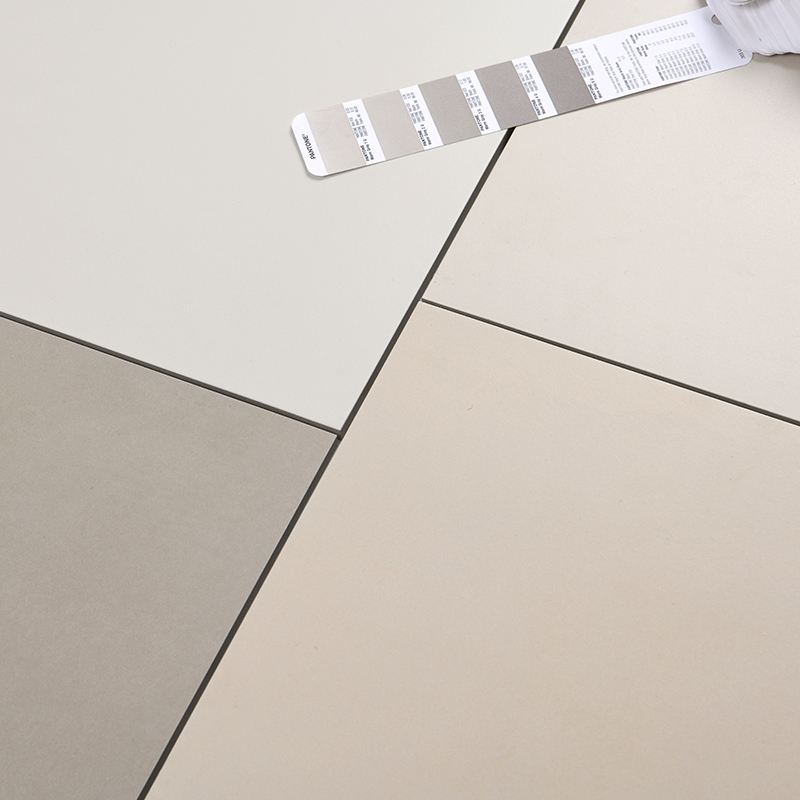柔光400×800微水泥瓷砖奶白卫生间墙砖厨房肌肤釉素色质感地板砖 - 图0